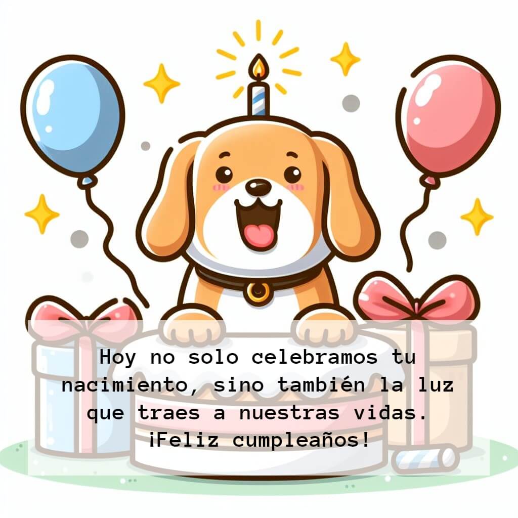 Felicidades a mi mascota