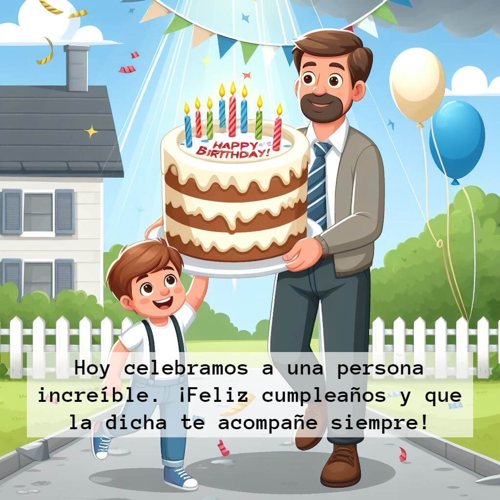 Felicidades papa