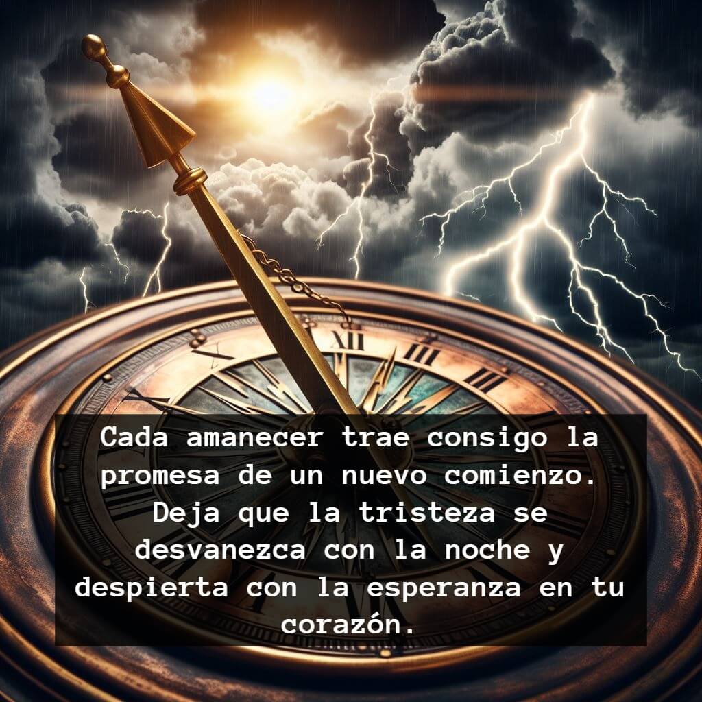 Cada amanecer trae consigo la promesa de un nuevo comienzo